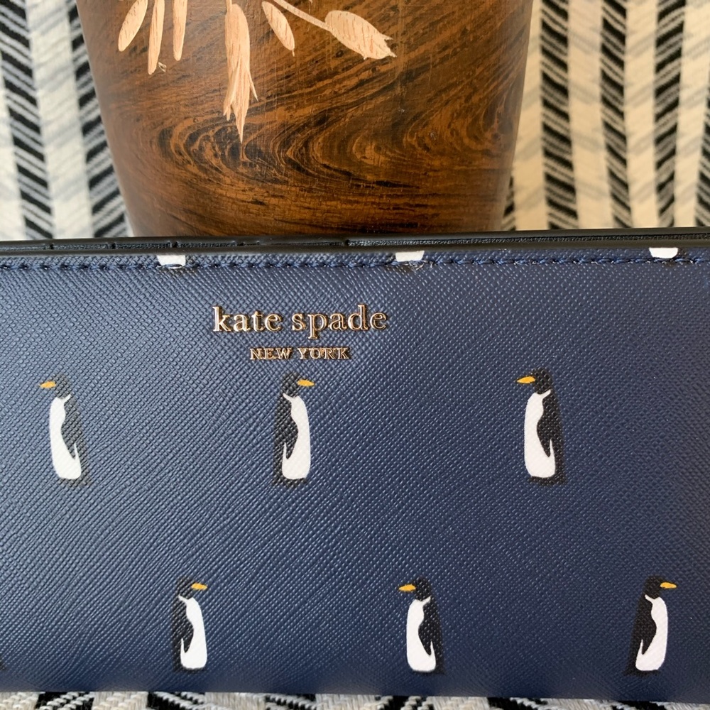 New Kate spade large Cameron slim bifold wallet - Picture 3 of 7